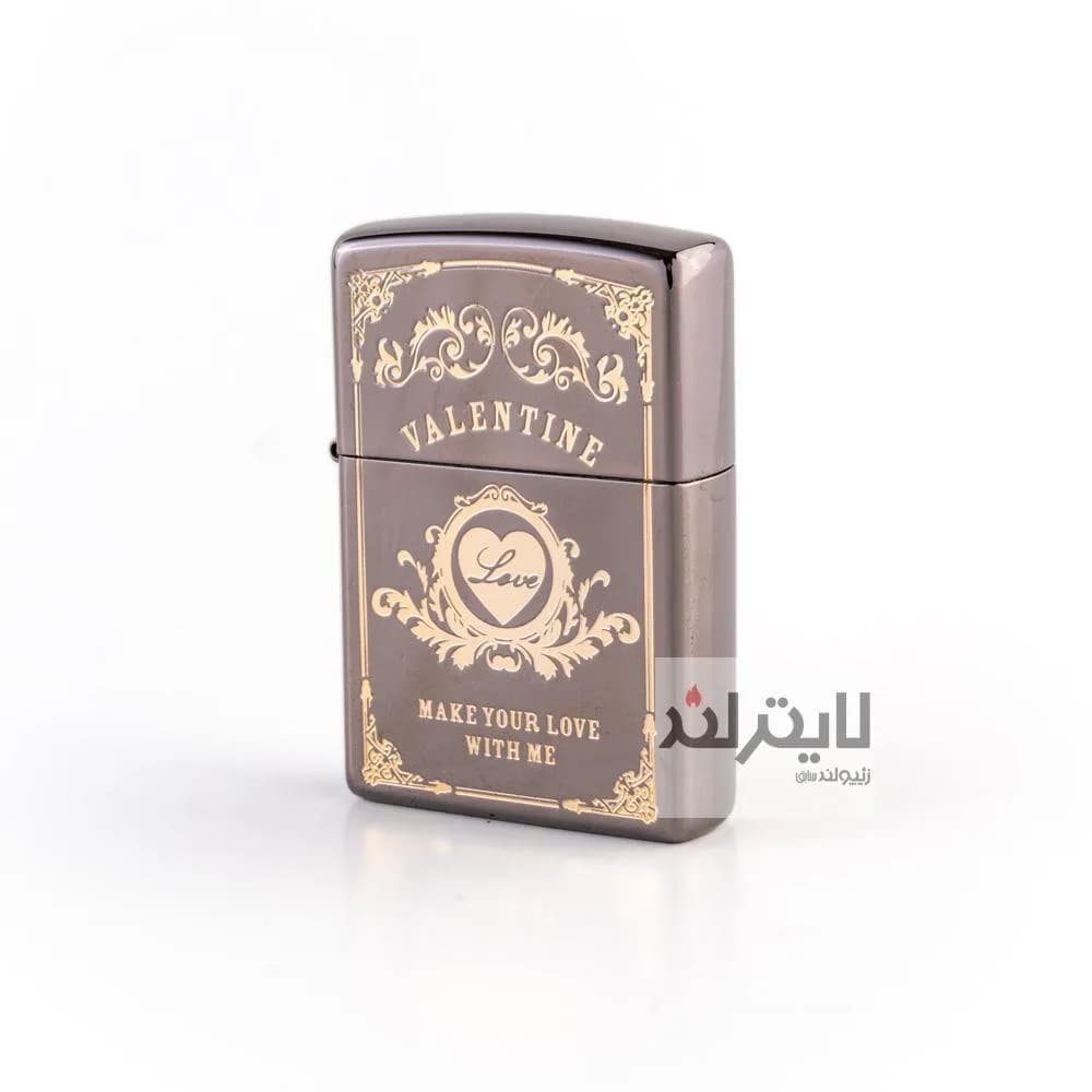 فندک زیپو مدل Valentine 1 BK 2401