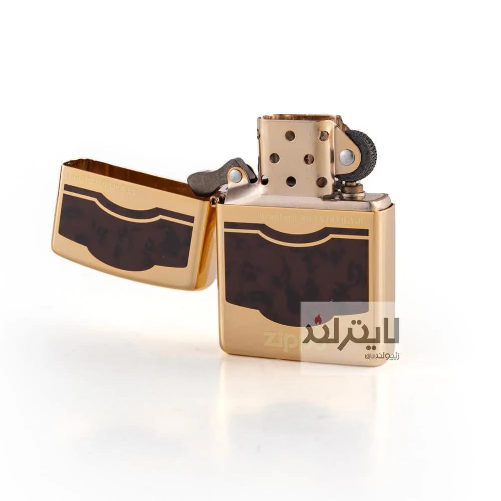 فندک زیپو مدل CD2 B GD BW — تصویر ۳
