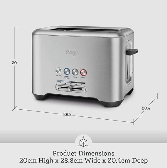 توستر 2 اسلایس سیج BTA720BSS — تصویر ۵
