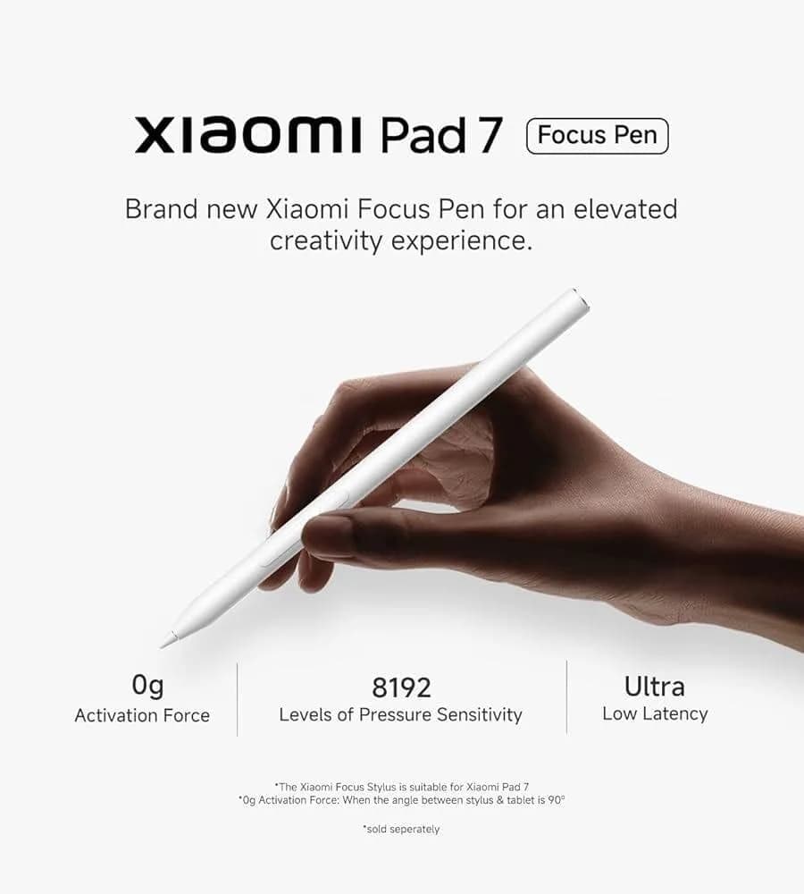 قلم هوشمند تبلت شیائومی (Xiaomi Focus Pen ) مناسـب پد 6 اس پرو, پد7 و پد7 پرو — تصویر ۳