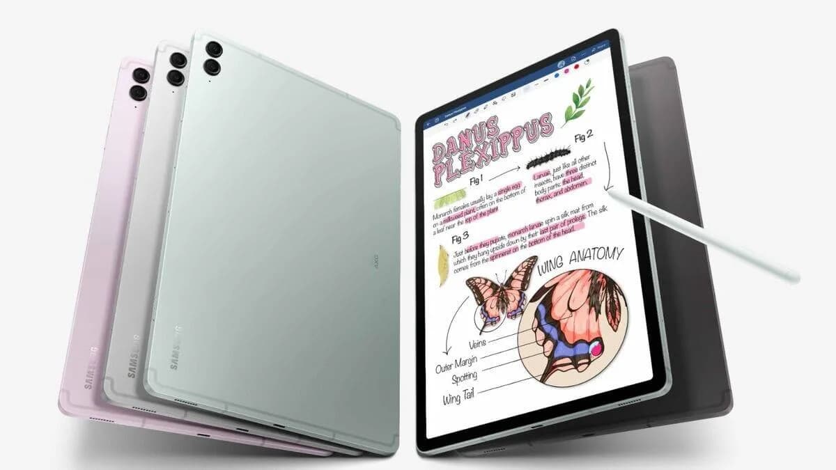 تبلت سامسونگ مدل (Galaxy Tab S9 FE Plus Wi-Fi (SM-X610 ظرفیت 256 گیگابایت رم 12 گیگابایت| Samsung Galaxy Tab S9 FE Plus Wi-Fi (SM-X610) 256GB 12GB Tablet 12,4inch — تصویر ۴