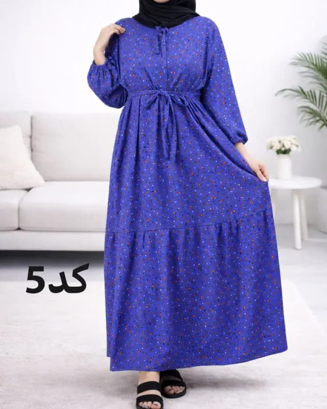 پیراهن ساحلی پفکی A7413