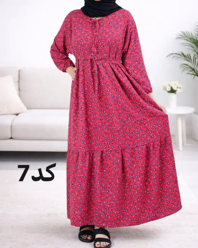 پیراهن ساحلی پفکی A7413 — تصویر ۸