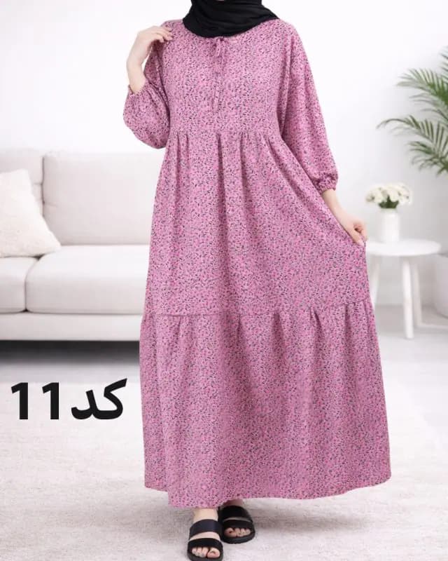 پیراهن ساحلی پفکی A7413 — تصویر ۵