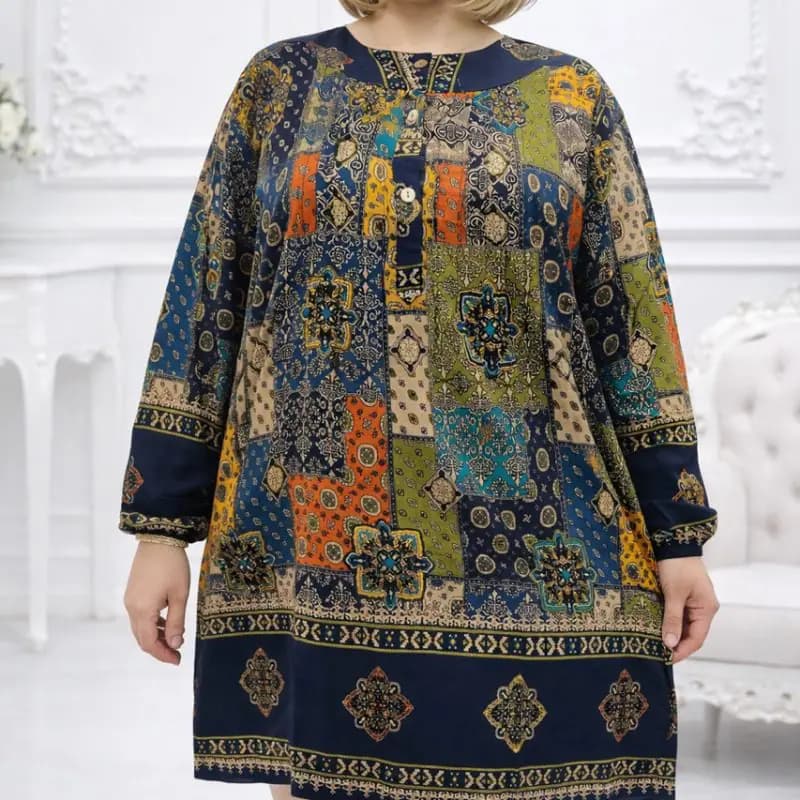 تونیک بیگ سایز اندونزی M7399 — تصویر ۳