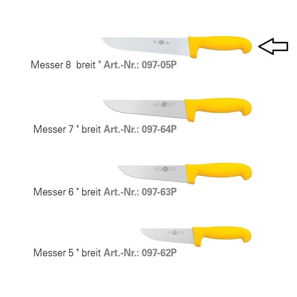 چاقوی سلاخی برند جی جی اس اصل آلمان 20 سانتی متری (سایز 8) – GGS model 097-05P 20 cm — تصویر ۲