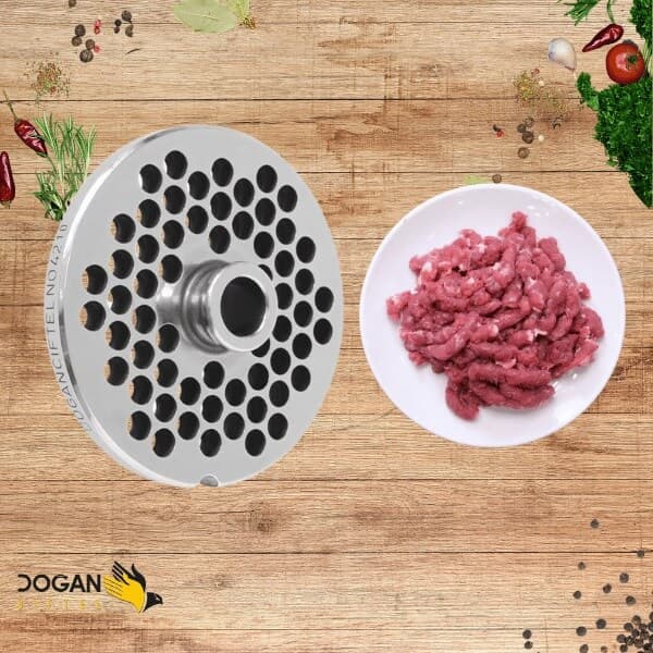 پنجره (شبکه) چرخ گوشت سایز 42 نمره 10 برند دوغان چیفتل اصل ترکیه – Dogan ciftel 42 No 10 mm — تصویر ۲
