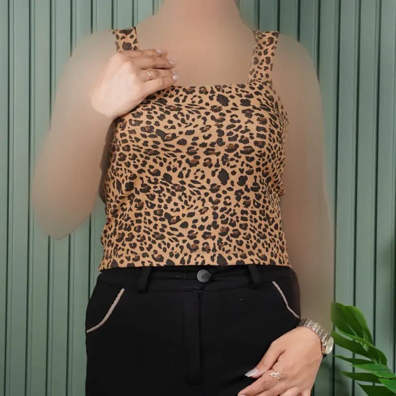 کراپ پلنگی کبریتی پشت پاپیون 7283 — تصویر ۲