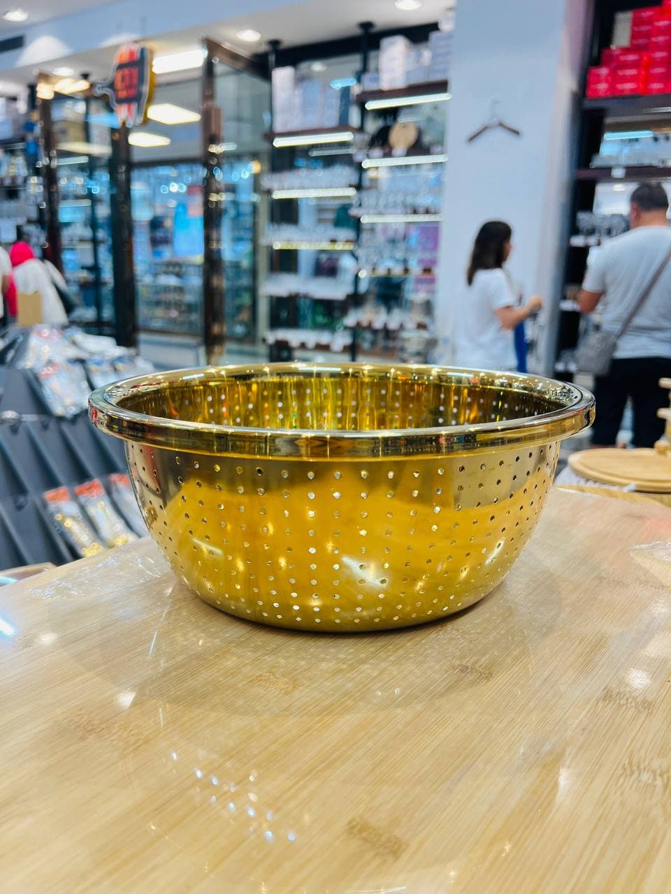 آبکش گرد طلایی وارداتی 6063-26