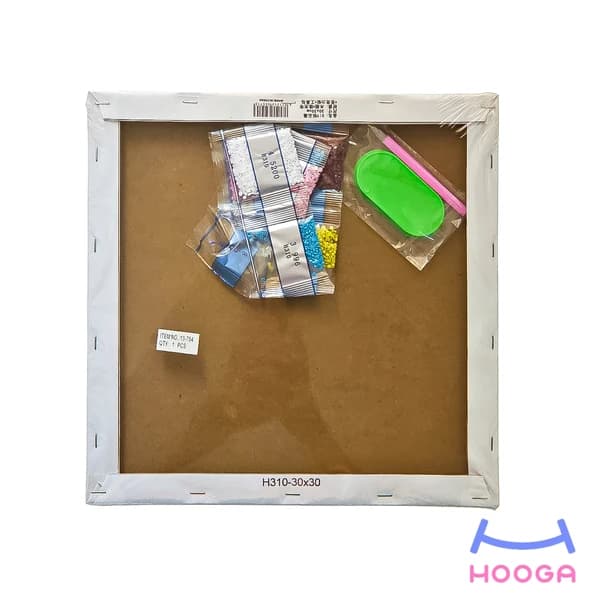 تابلو نقاشی الماسی 30×30 طرح کاپی بارا — تصویر ۲