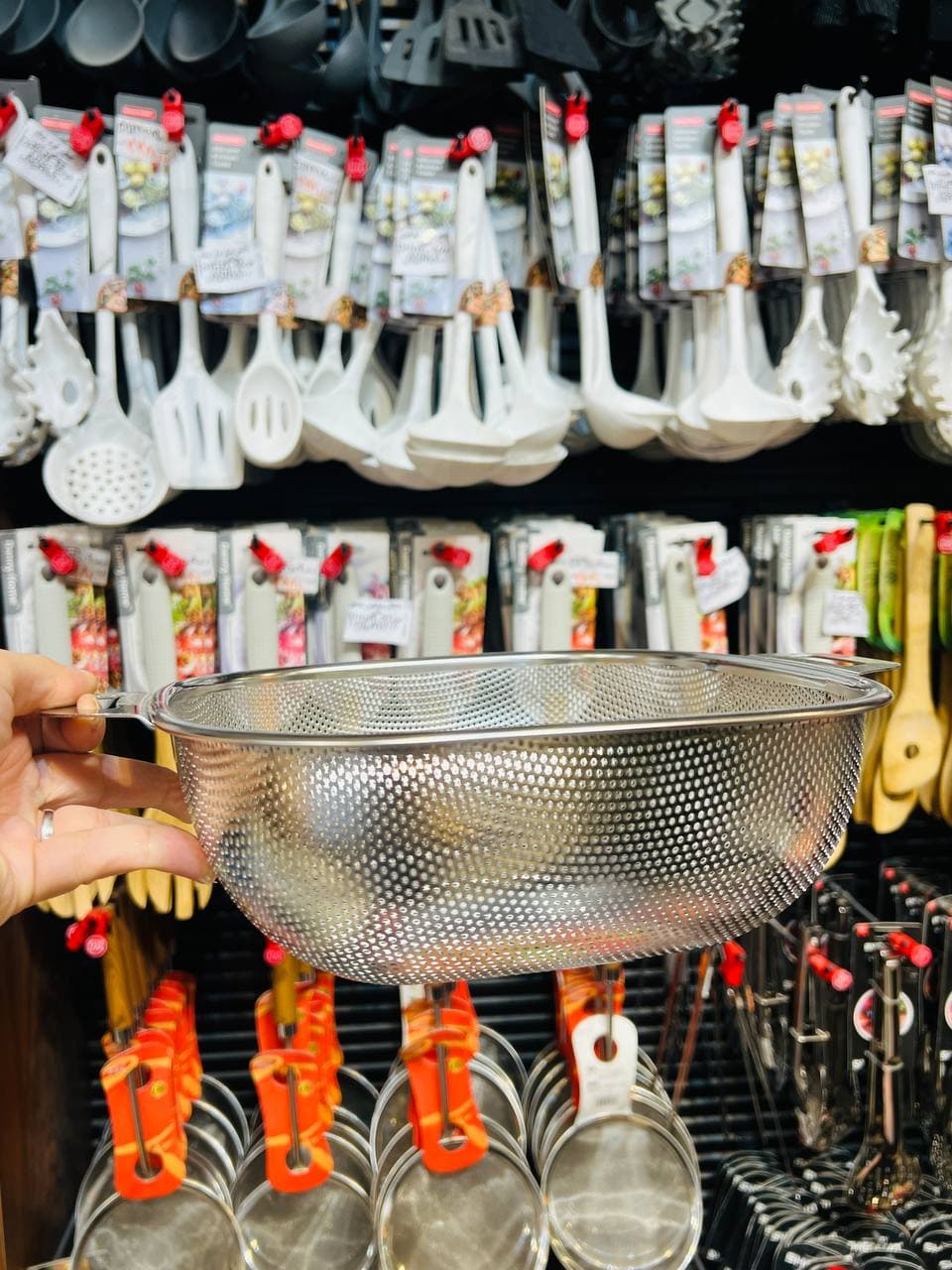 آبکش مربع استیل ضد زنگ وارداتی 5060-24 — تصویر ۳