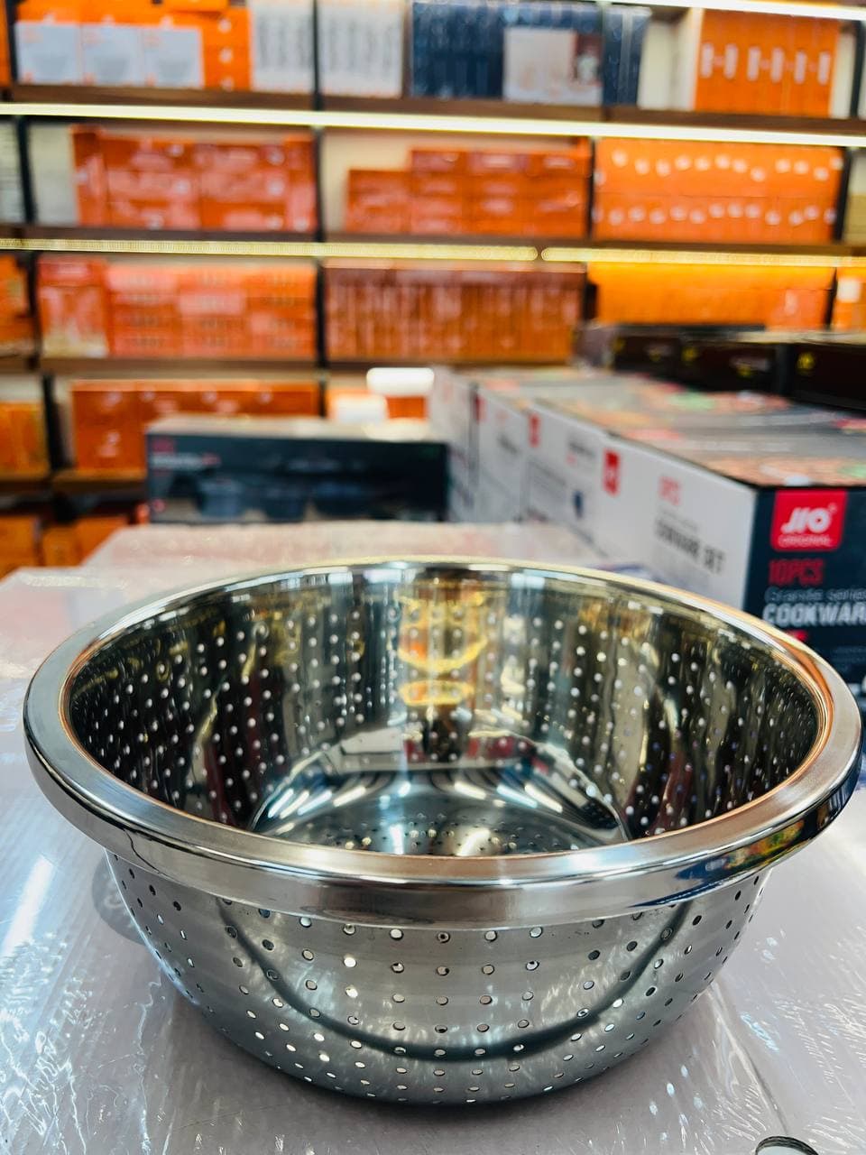 آبکش گرد استیل ضد زنگ وارداتی 5062-26 — تصویر ۲