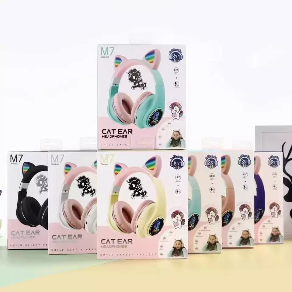 هدفون بلوتوثی Cat ear M7 — تصویر ۸