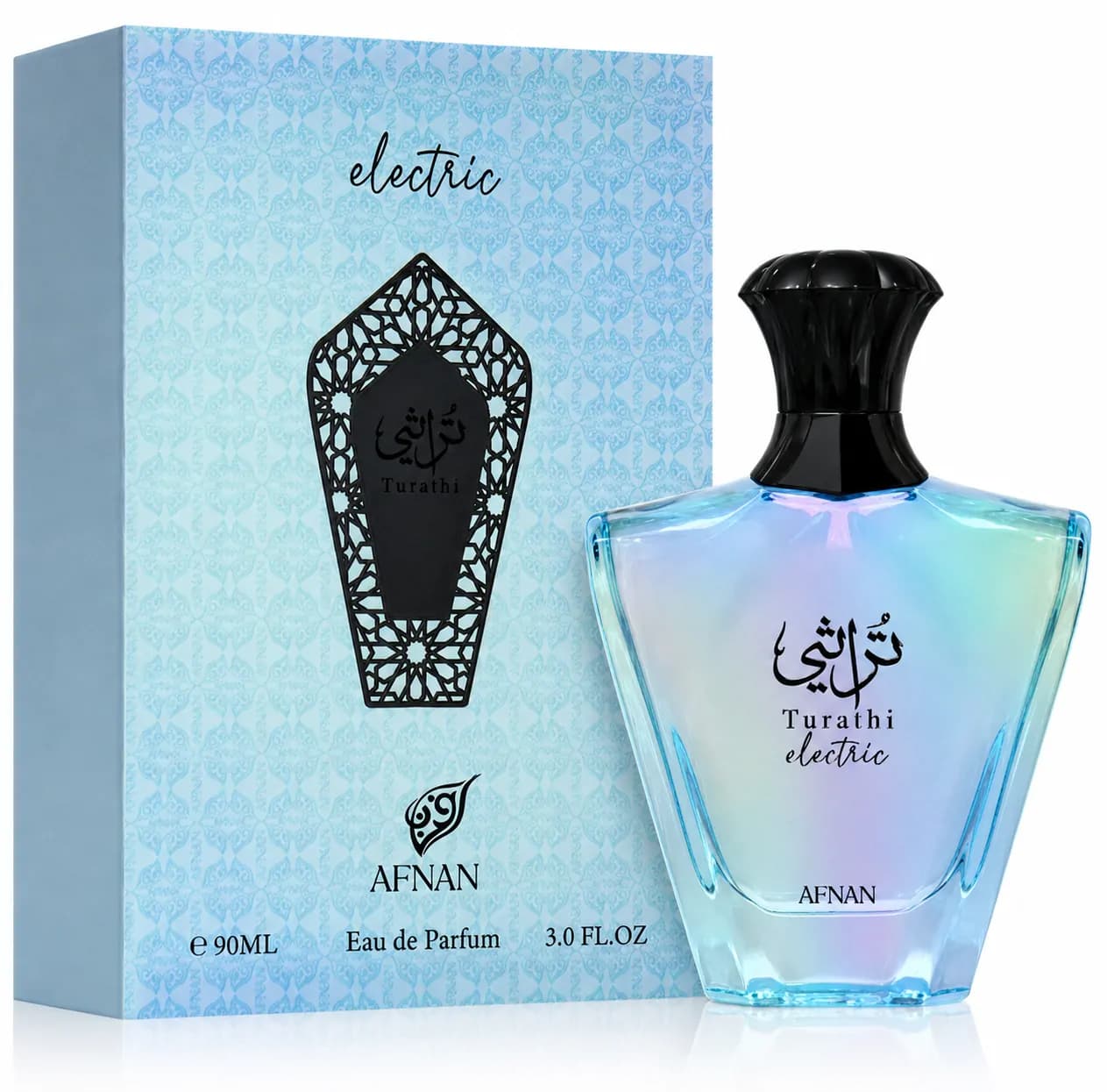 عطر افنان تراثی الکتریک(آبی) 90 میل | Afnan Turathi Electric ادوپرفیوم یونیسکس — تصویر ۲