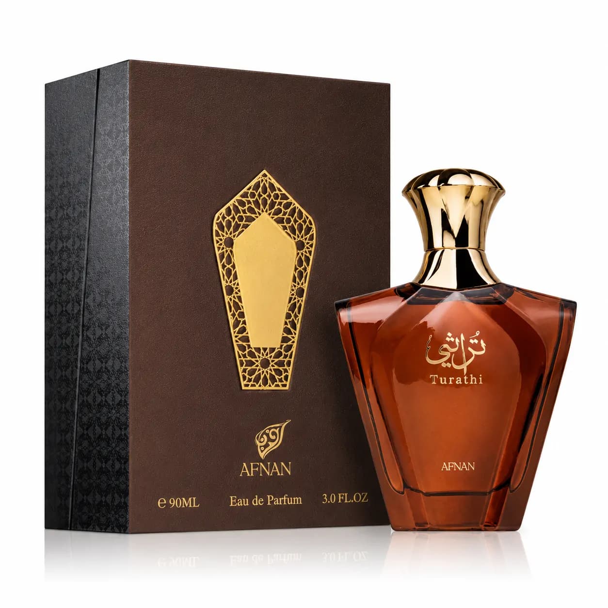 عطر افنان تراثی براون(قهوه ای) 90 میل | Afnan Turathi Brown مردانه — تصویر ۲