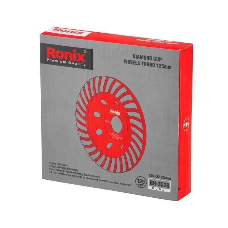 صفحه ساب گرانیت کاسه ای 125میلیمتری رونیکس مدل : RH-3528 — تصویر ۲
