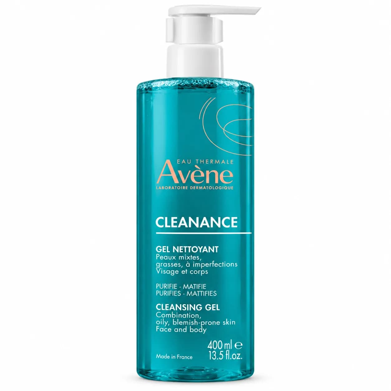 ژل شستشوی اون کلینانس پوست چرب و جوش‌دار حجم 400 میل | Avène Cleanance Cleansing Gel
