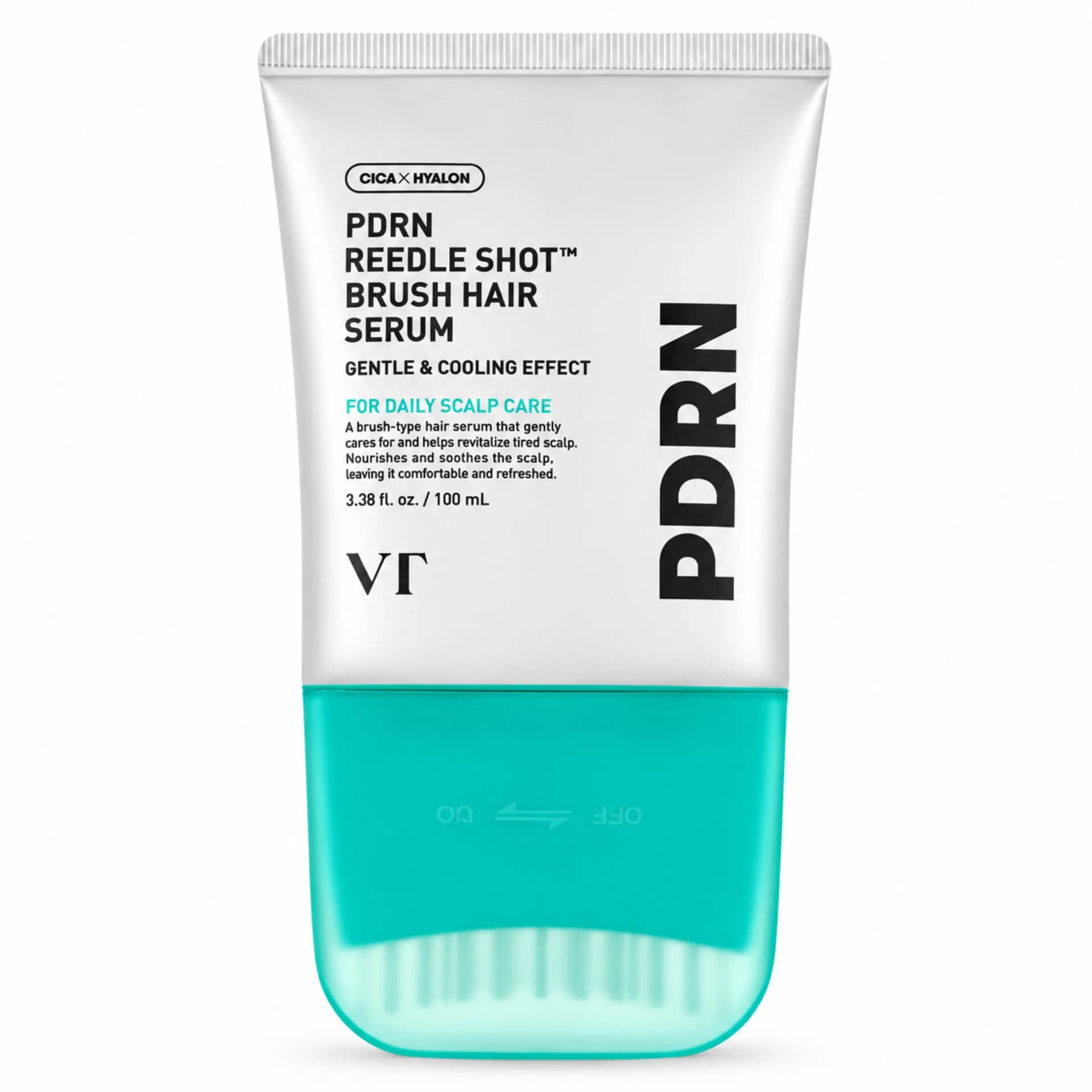 سرم تقویت‌کننده پوست سر و مو وی تی PDRN ریدل شات براش 100 میل | VT PDRN Reedle Shot Brush Hair Serum