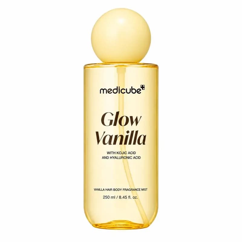 بادی میست مو و بدن مدی کیوب گلو وانیلا 250 میل | Medicube Glow Vanilla Hair & Body Fragrance Mist