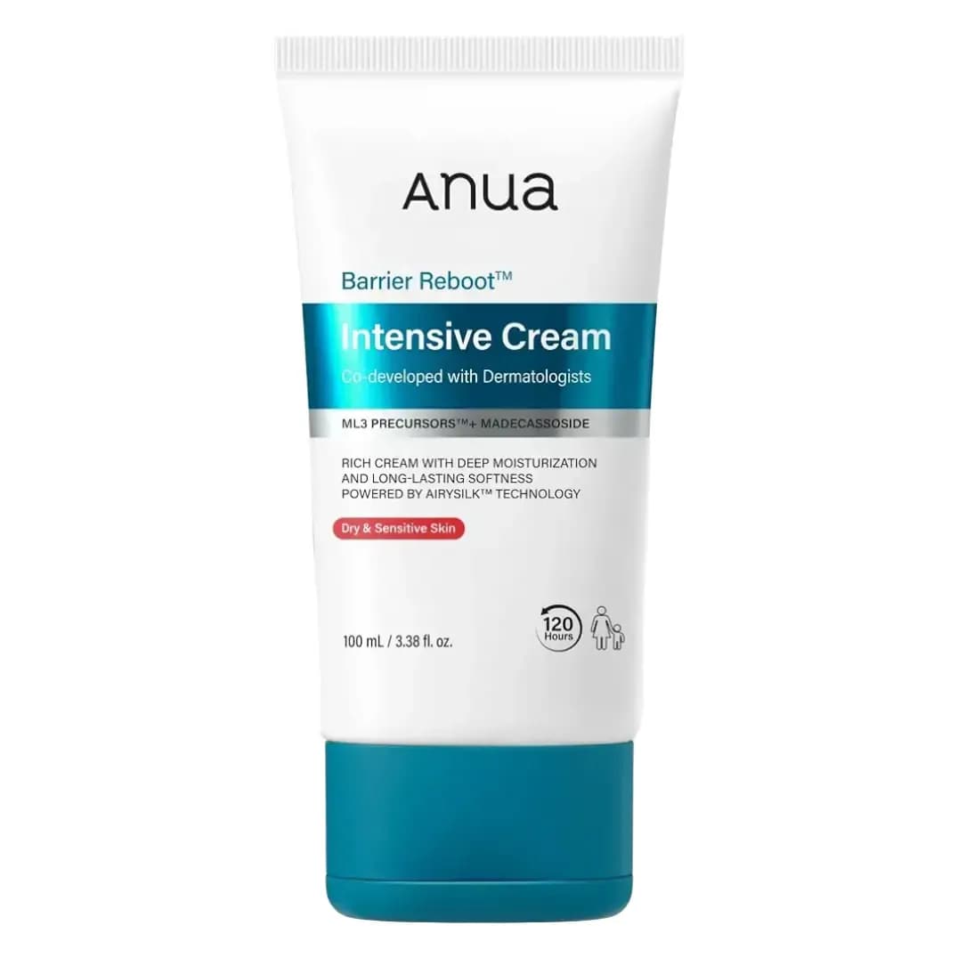 کرم بریر ریبوت ترمیم‌کننده و آبرسان قوی سد پوستی و آبرسان ۱۲۰ ساعته آنوا ANUA Barrier Reboot Intensive Cream