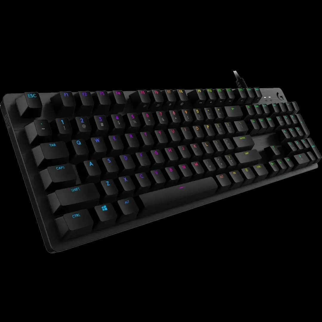 کیبورد باسیم لاجیتک مدل G512 Carbon GX Blue Tactile Switch Black — تصویر ۴