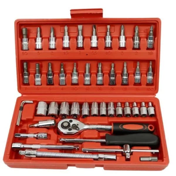 آچار بکس مدل 46-PCS مجموعه 46 عددی