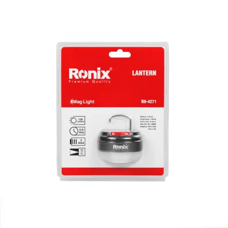 چراغ قوه آویز 120 لومن رونیکس MAG LIGHT مدل RH-4271 — تصویر ۳