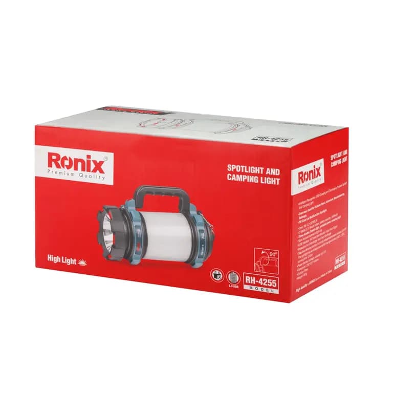نور افکن لیتیوم حرفه ای رونیکس مدل RH-4255 — تصویر ۴