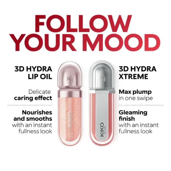 لیپ گلاس کیکو مدل 3d Hydra Xtreme KIKO — تصویر ۳