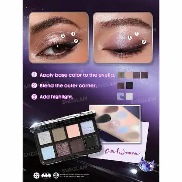 پالت سایه کالکشن کت وومن شیگلم SHEGLAM — تصویر ۳