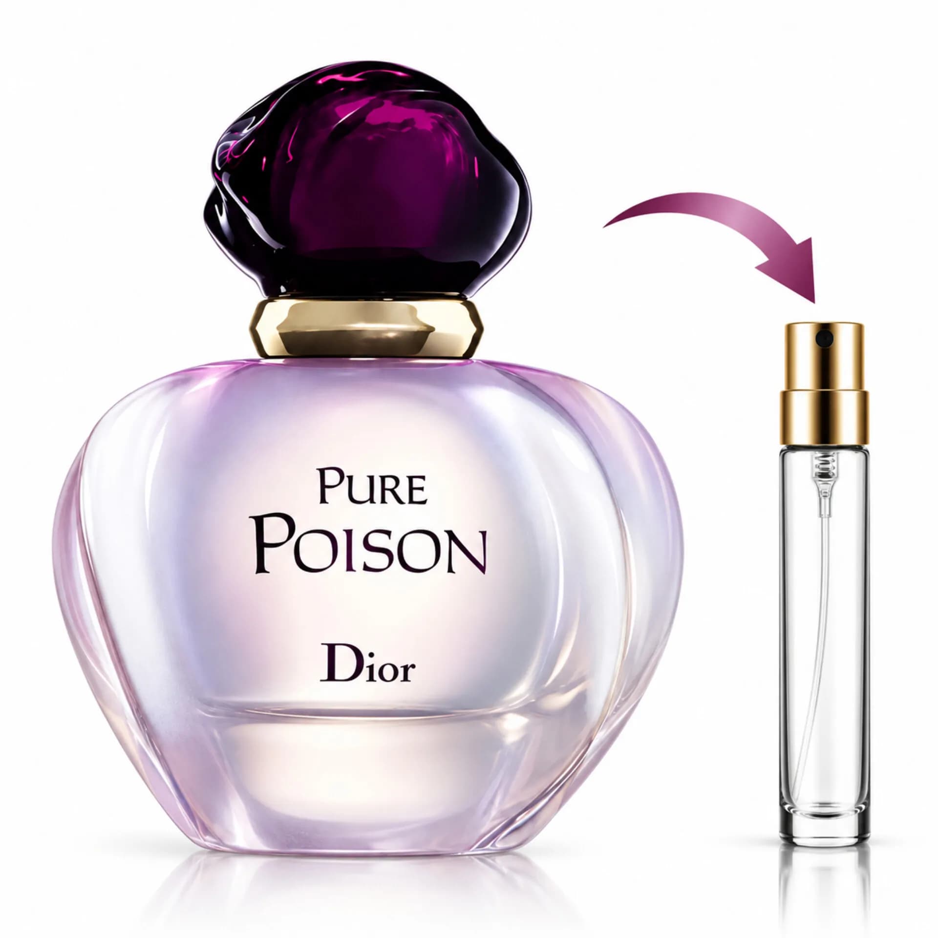 عطر دیور پیور پویزن(دکانت میلی) | Dior Pure Poison Eau de Parfum