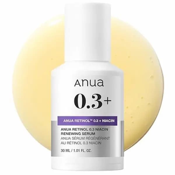 سرم ضد چروک مدل رتینول 0.3% و نیاسین آنوا ANUA