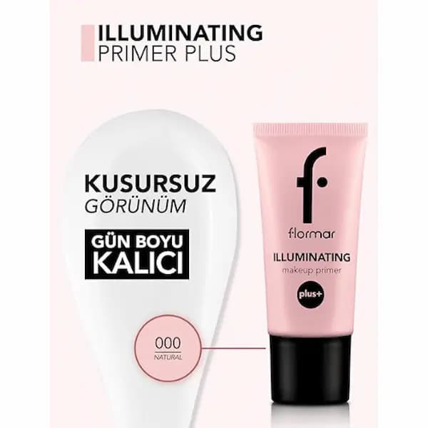 پرایمر روشن کننده پوست فلورمار مدل Illuminating Plus | پرایمر Flormar Illuminating Makeup Primer Plus — تصویر ۲