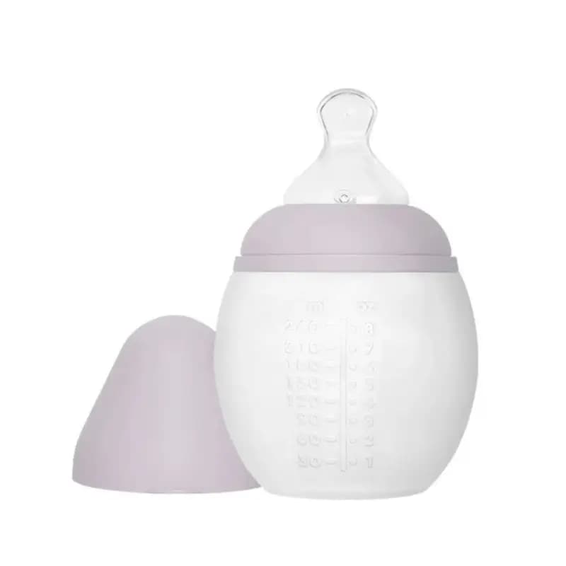 شیشه شیر ضد نفخ 240 میل اله elhee رنگ یاسی (Lilac) — تصویر ۲