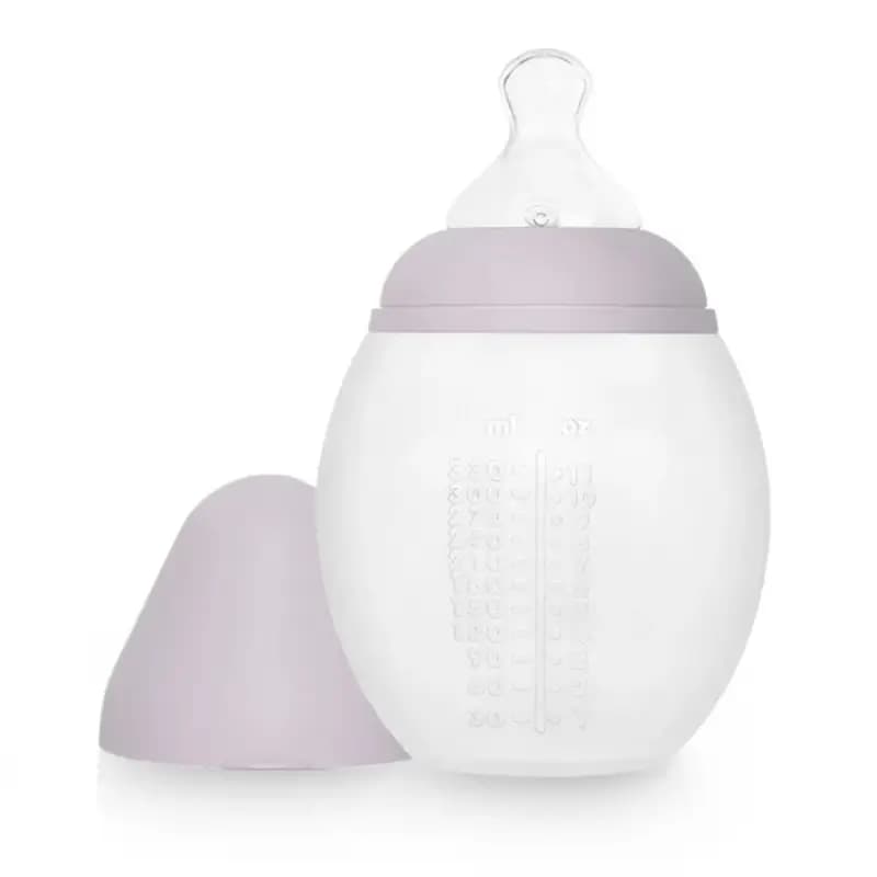 شیشه شیر ضد نفخ 330 میل اله elhee رنگ یاسی (Lilac) — تصویر ۲