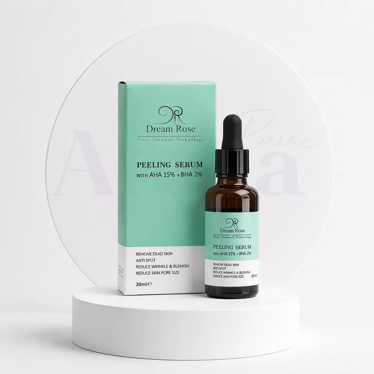 سرم لایه بردار دریم رز AHA15% و BHA2% — تصویر ۳