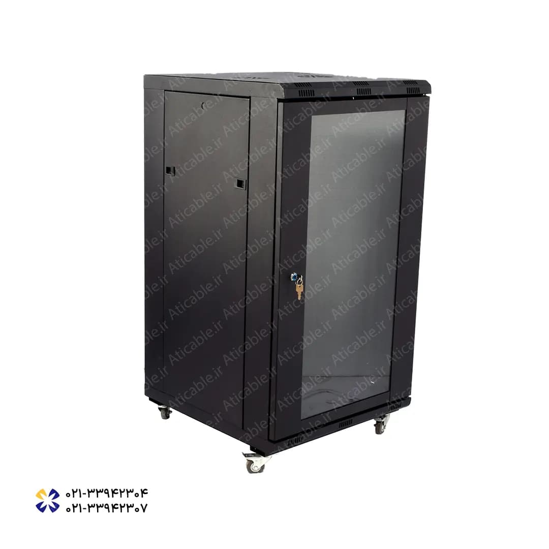 رک 22 یونیت عمق 60 به همراه چهار چرخ