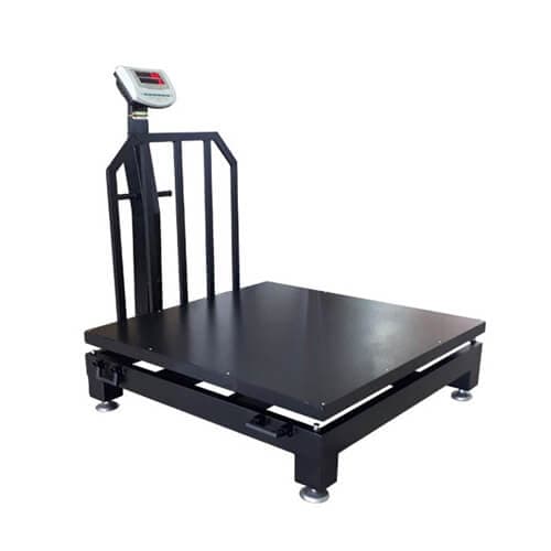 باسکول محک 1500 کیلوگرمی چرخدار سینی 120×120 مدل MDS13000