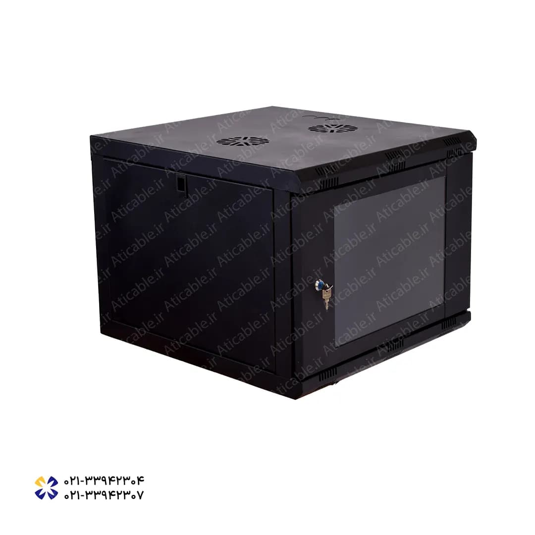 رک 9 یونیت عمق 60 درب فریم فلزی