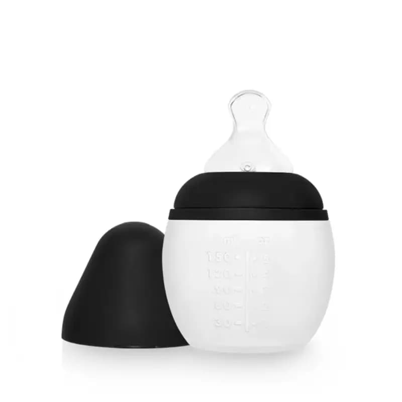 شیشه شیر ضد نفخ 150 میل اله elhee رنگ مشکی (Black) — تصویر ۲
