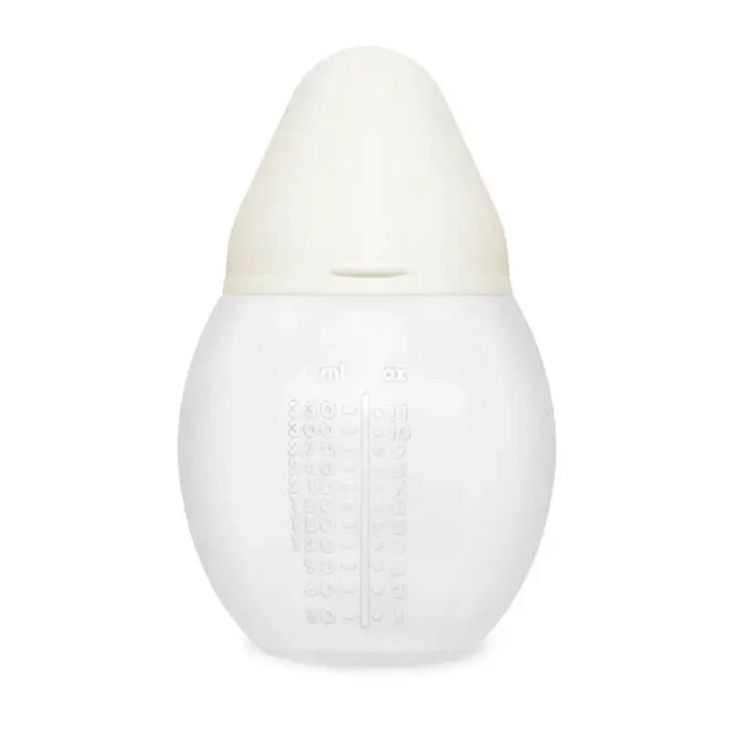 شیشه شیر ضد نفخ 330 میل اله elhee رنگ شیری (Milk)