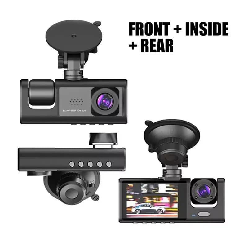 دوربین ثبت وقایع خودرو 3 دوربین مدل Smartor C60 Wi-Fi — تصویر ۲