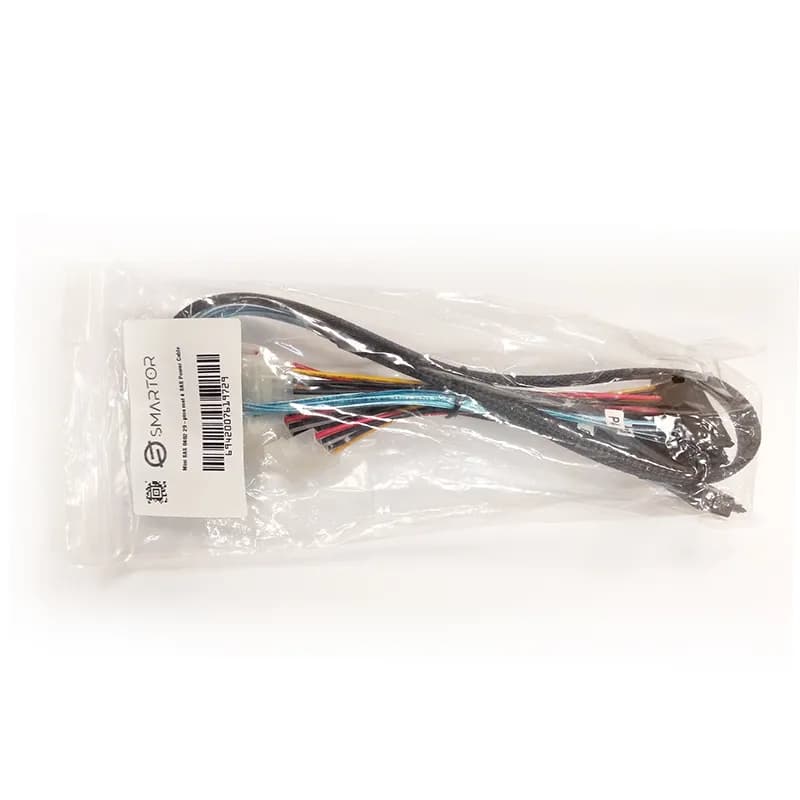 کابل تبدیل Mini SAS SFF-8087 به 4 پورت SFF8482 29Pin + برق 4 پین مدل SM91 — تصویر ۶