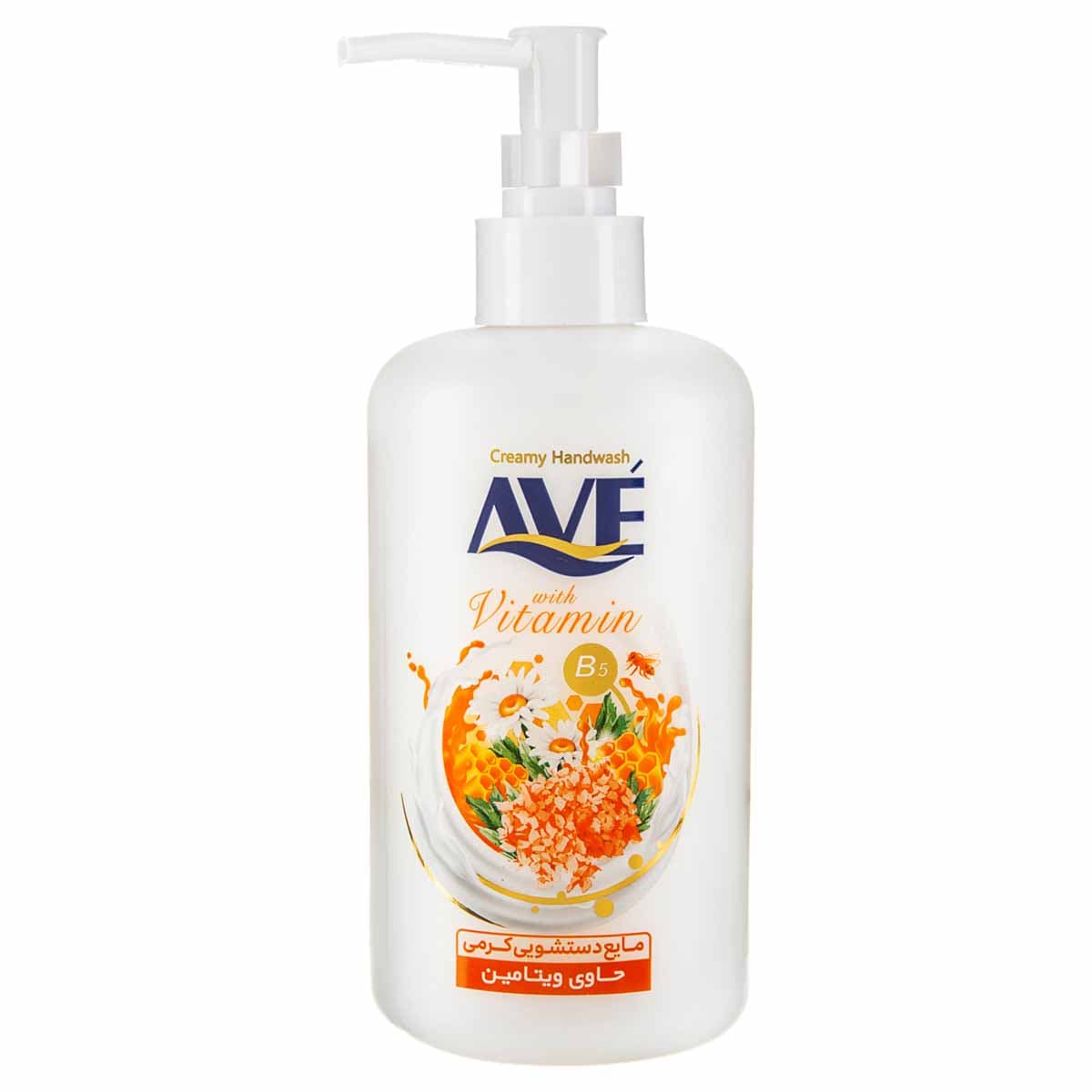 مایع دستشویی کرمی شیر و عسل اوه 450 گرم — تصویر ۳