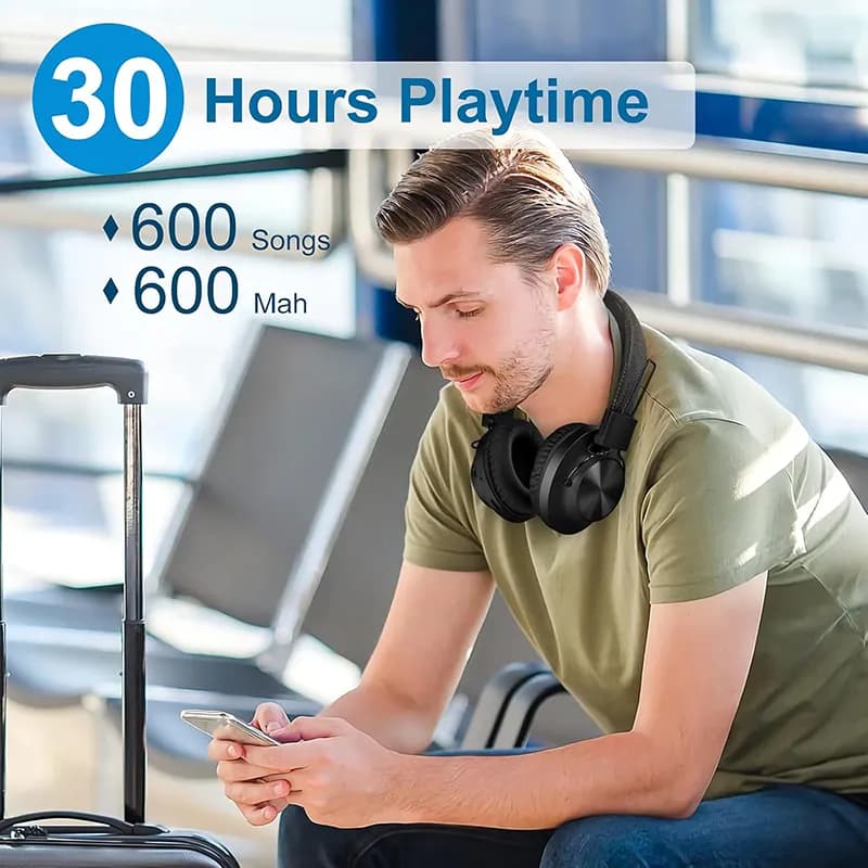 هدفون بی سیم نیا NIA S4000 — تصویر ۶
