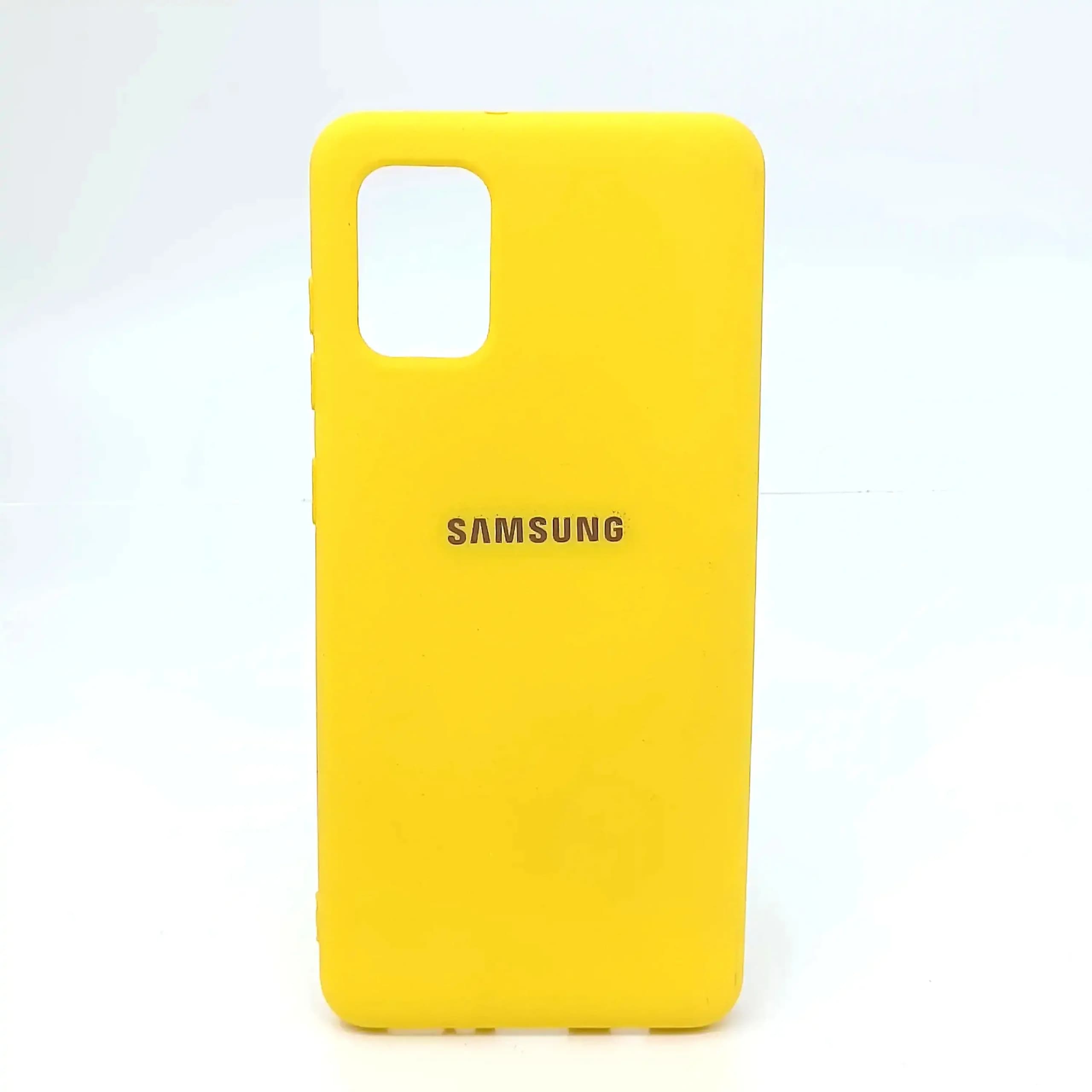 قاب طرح سیلیکونی SAMSUNG A31 – زرد