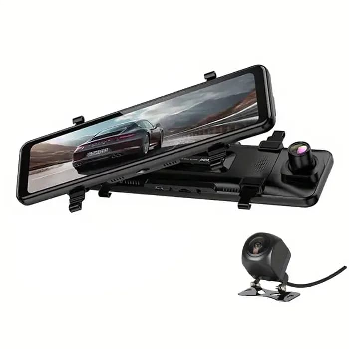 دوربین ثبت وقایع خودرو آینه ای 2 دوربین مدل RoadLens H30D-4K