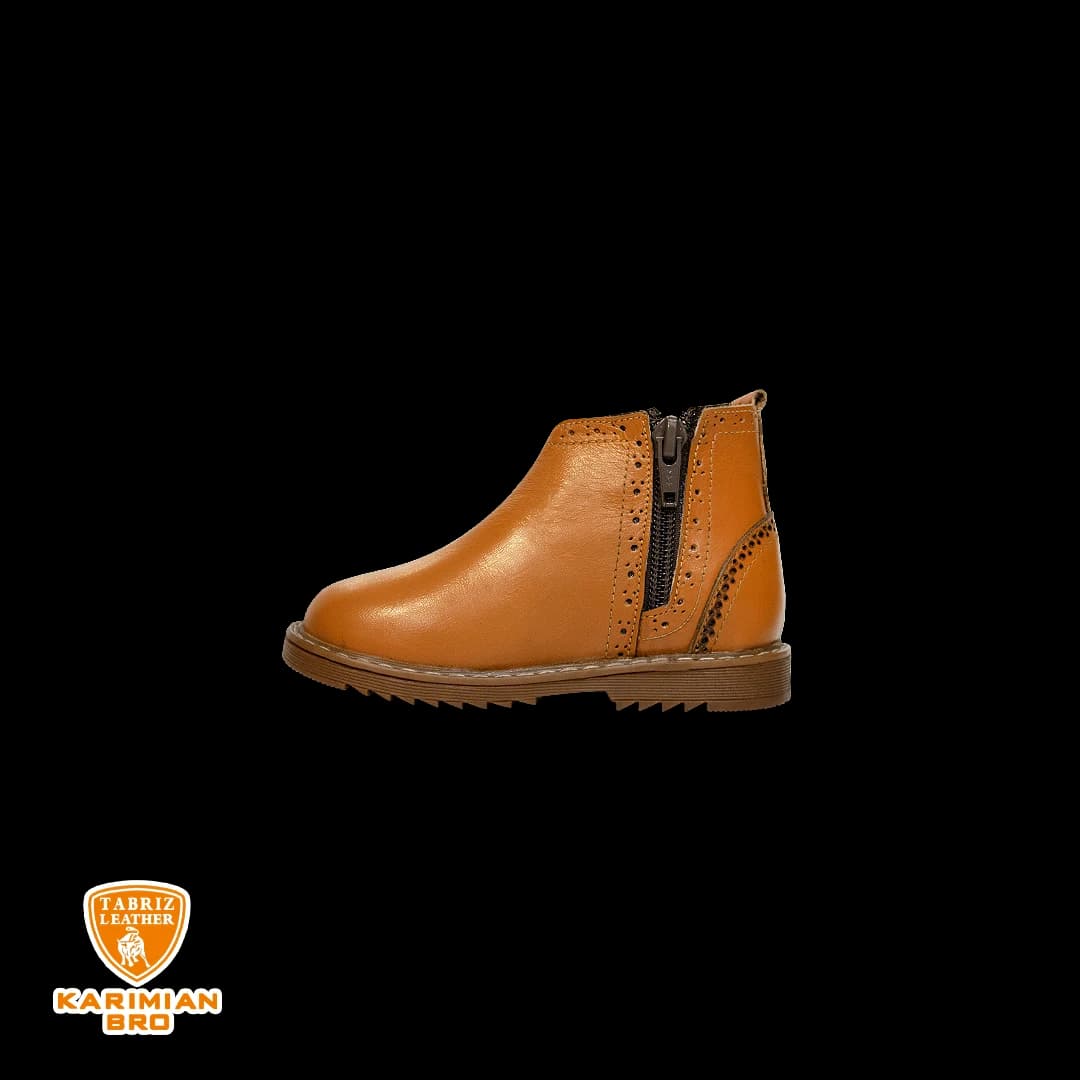 کفش چرم بچه گانه کد 1001 — تصویر ۳