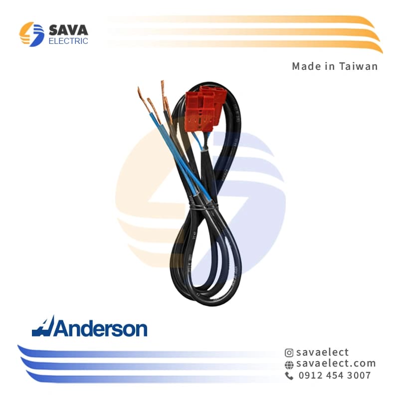 کانکتور با کابل ترانس اتوماتیک فاراتل SB-AVR32F توان 8KVA اندرسون تایوان — تصویر ۳