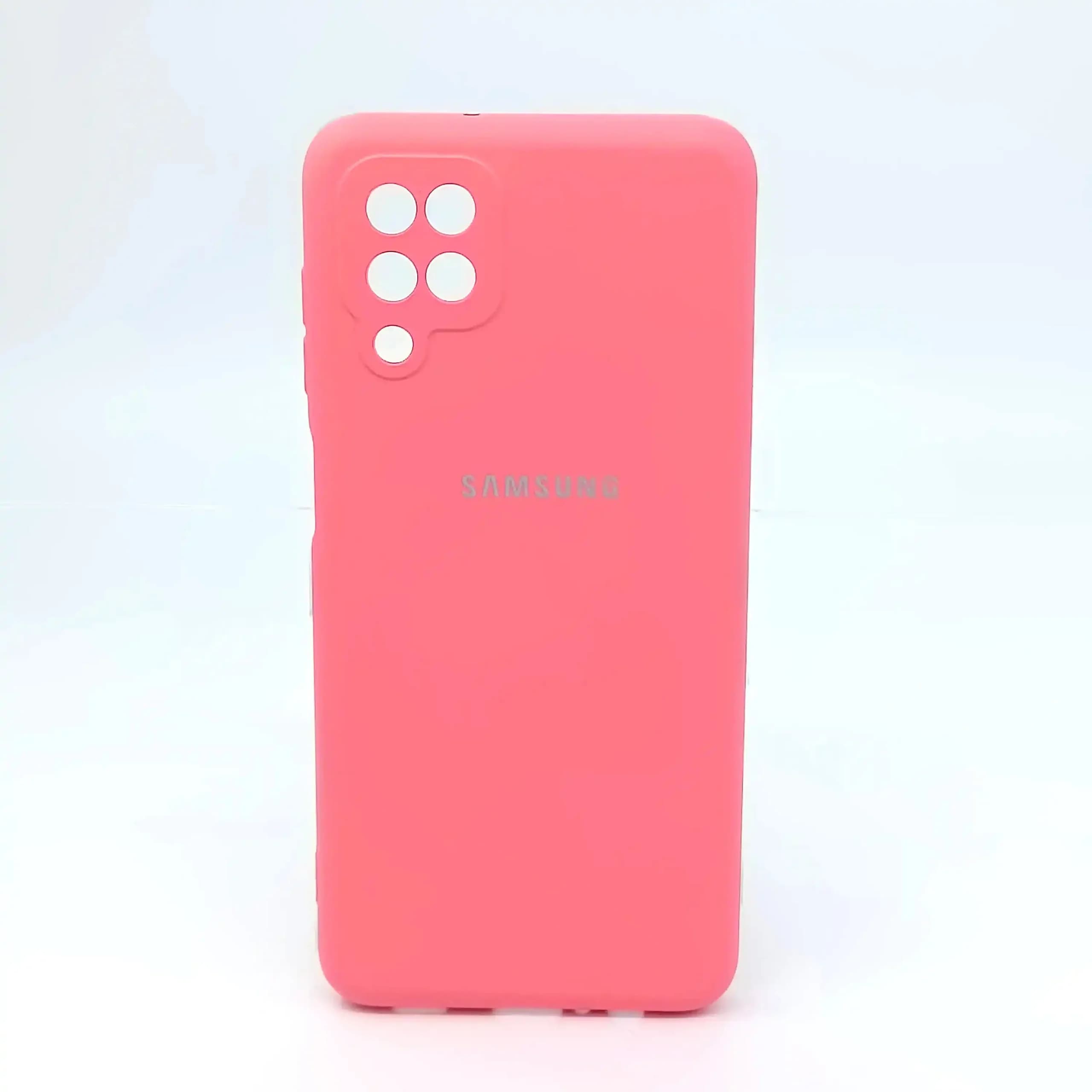 قاب طرح سیلیکون SAMSUNG A12 – صورتی